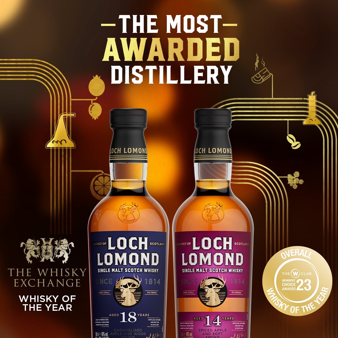 Awarded Whisky Exchange Whisky of the Year - Loch Lomond Group