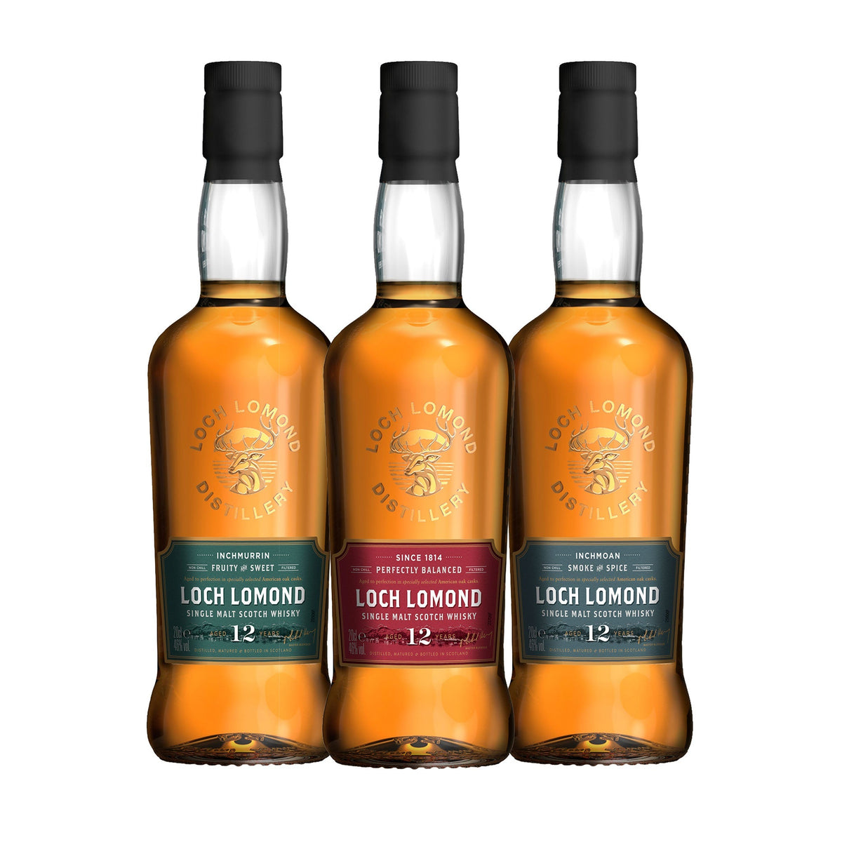 Loch Lomond 12 Year Old Whisky Gift Set (3x20cl) - Loch Lomond Group