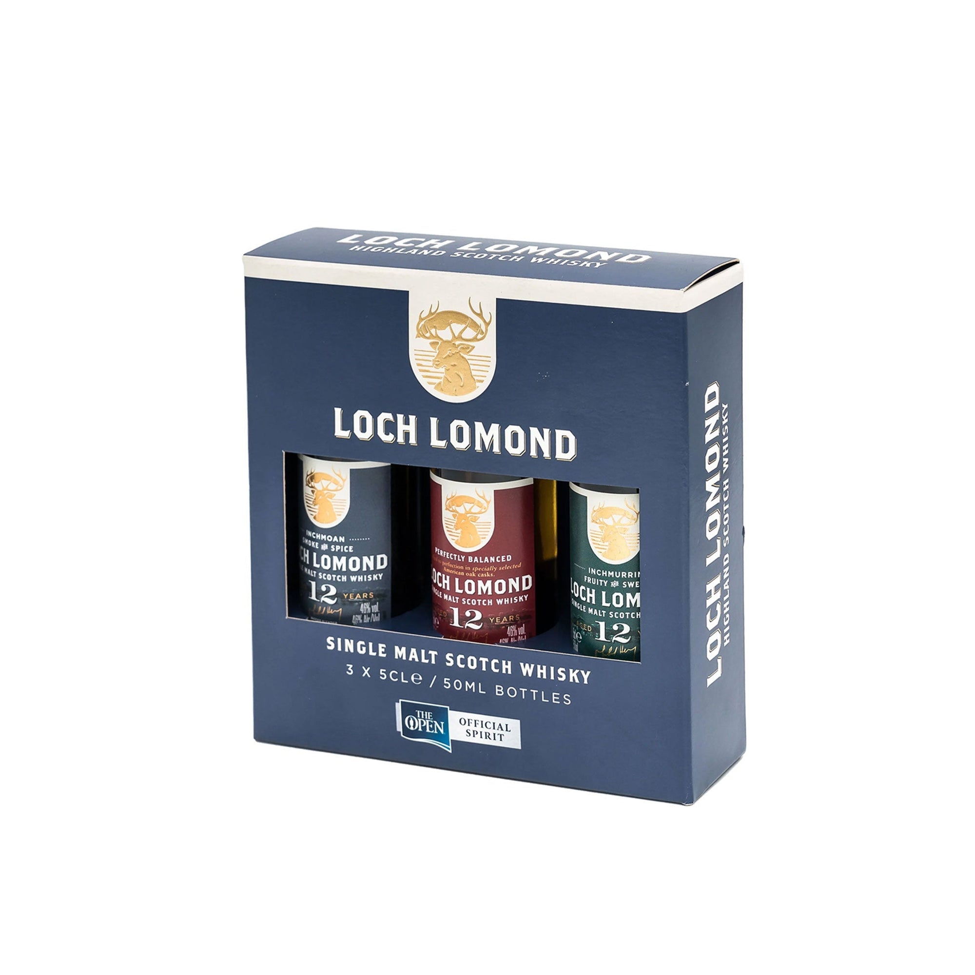 Loch Lomond 12 Year Old Whisky Miniatures Gift Set (3x5cl) - Loch Lomond Group