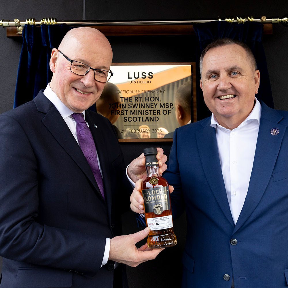 The Rt. Hon. John Swinney MSP, First Minister of Scotland, Officially Opens Luss Distillery - Loch Lomond Group