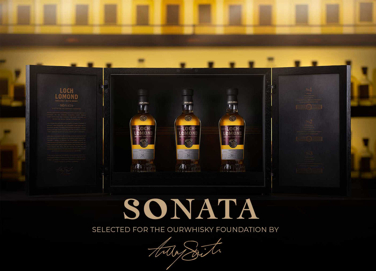 Unveiling an exceptional trilogy lot for the inaugural OurWhisky Foundation auction - Loch Lomond Group