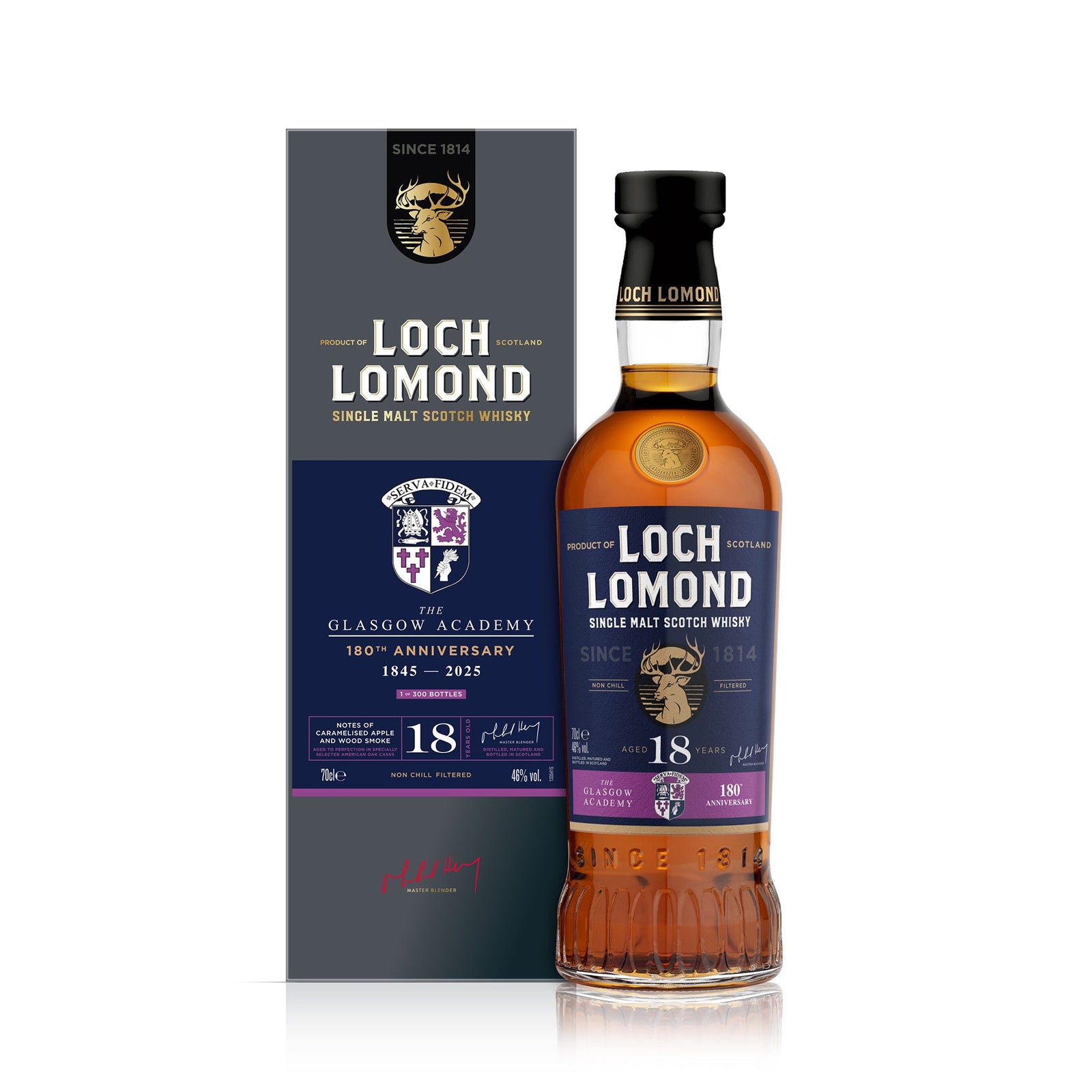 Glasgow Academy 180th Anniversary - Limited Edition Whisky - Loch Lomond Group