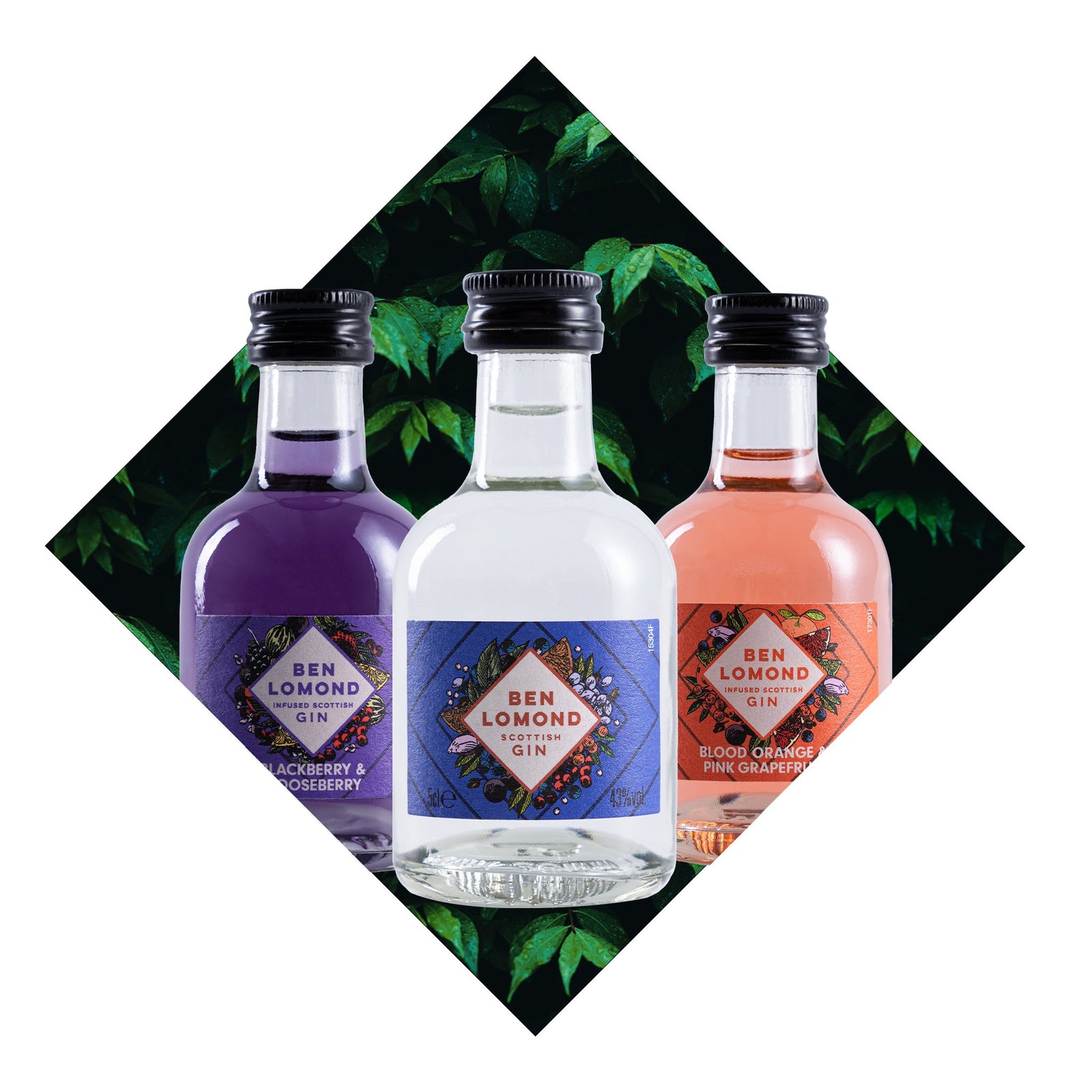 Gin Miniatures - Loch Lomond Group