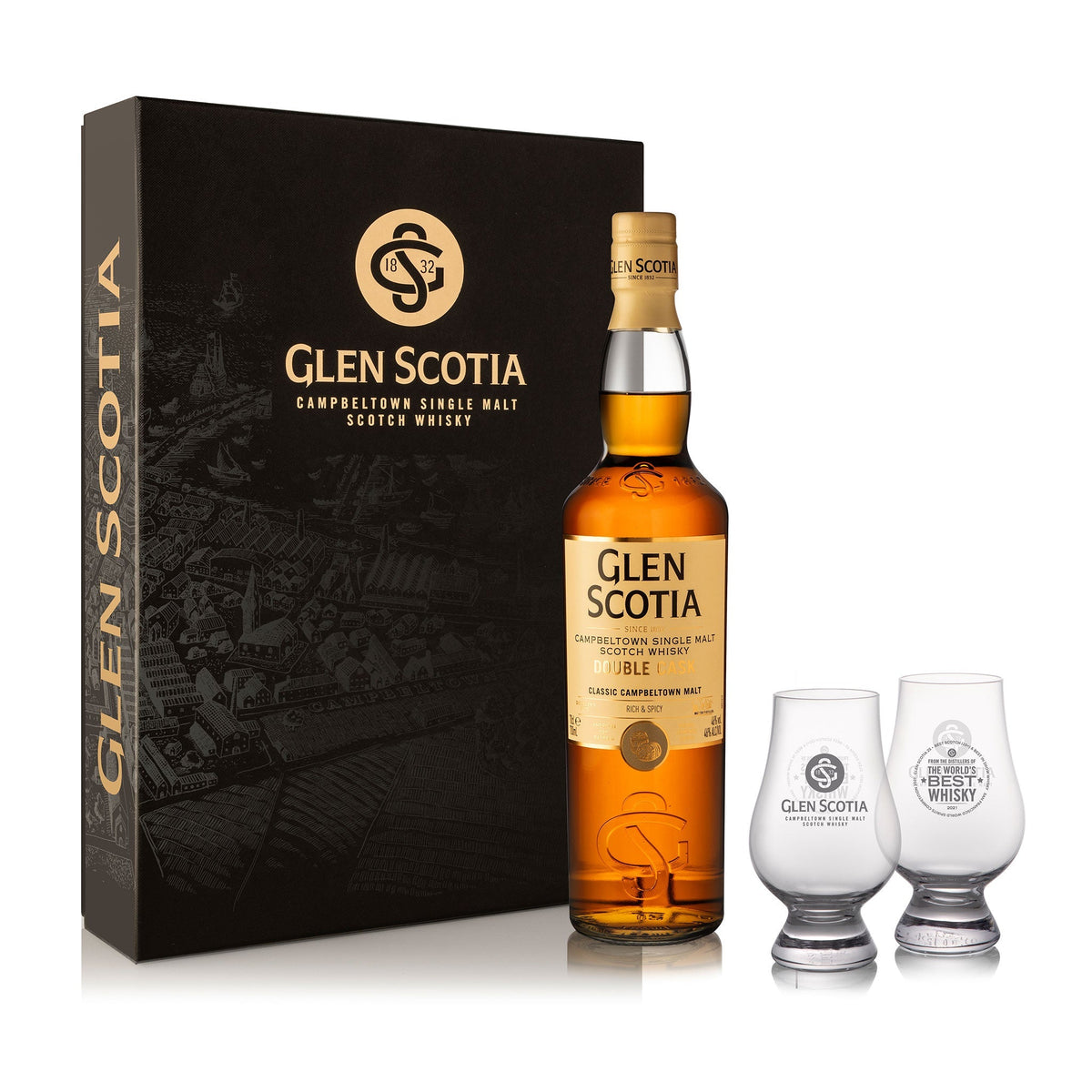 Glen Scotia Double Cask Whisky Gift Set - Loch Lomond Group