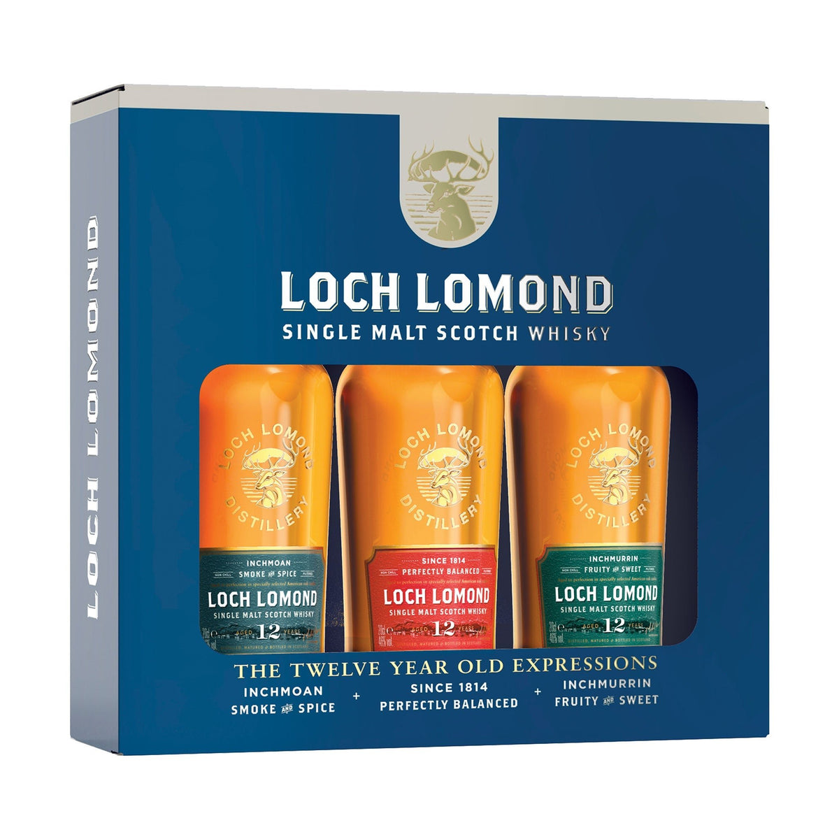 Loch Lomond 12 Year Old Whisky Gift Set (3x20cl) - Loch Lomond Group