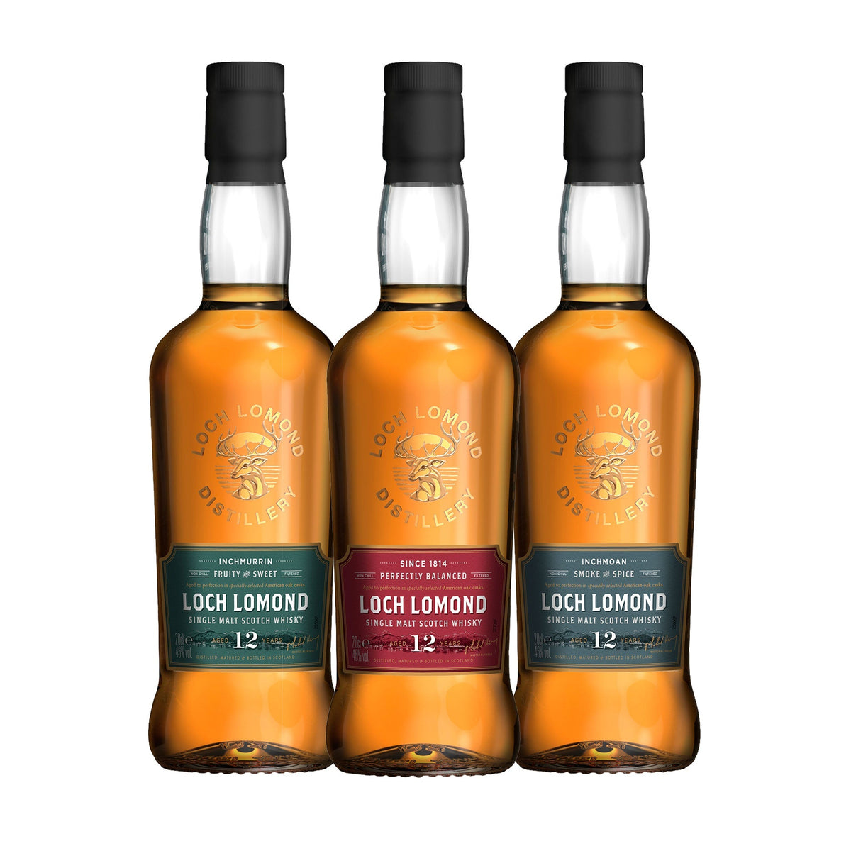 Loch Lomond 12 Year Old Whisky Gift Set (3x20cl) - Loch Lomond Group