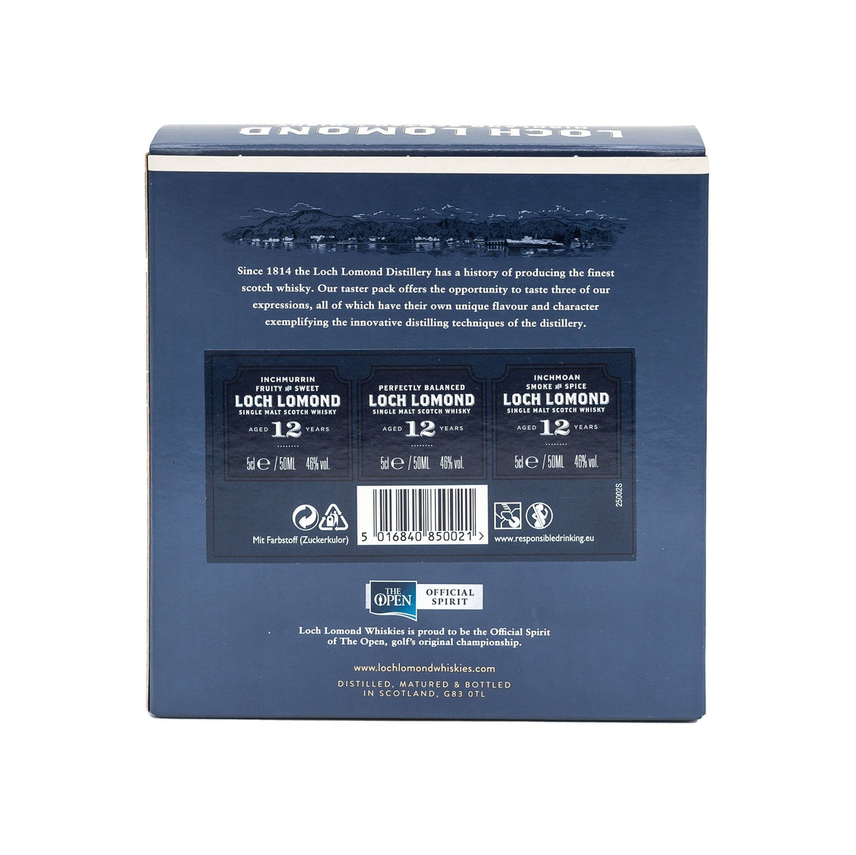 Loch Lomond 12 Year Old Whisky Miniatures Gift Set (3x5cl) - Loch Lomond Group
