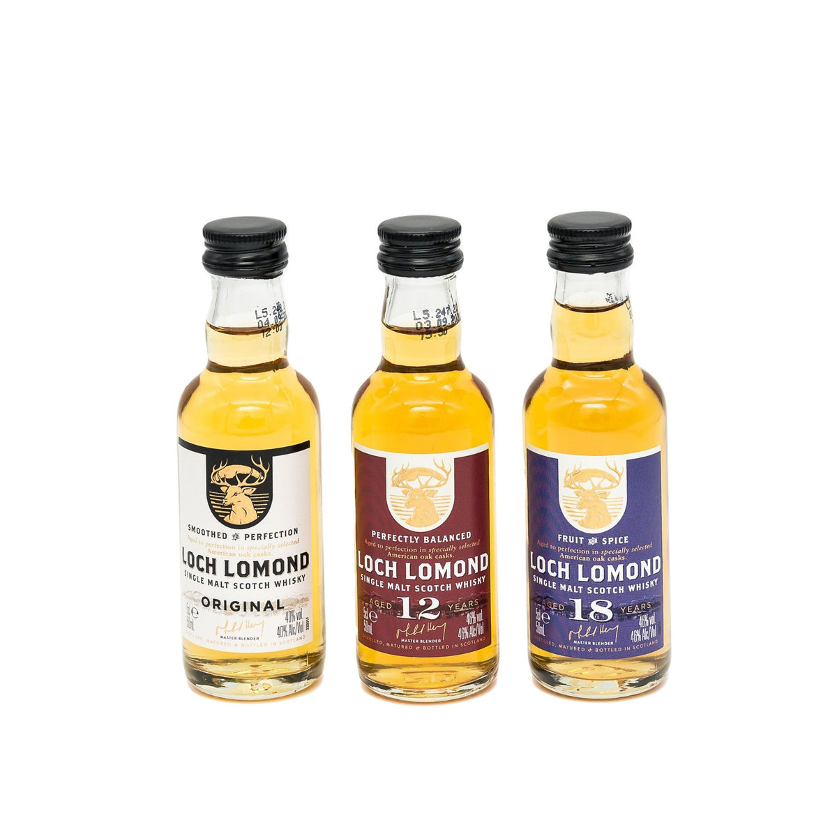 Loch Lomond Original, 12 &amp; 18 Year Old Whisky Tasting Gift Set (3x5cl) - Loch Lomond Group