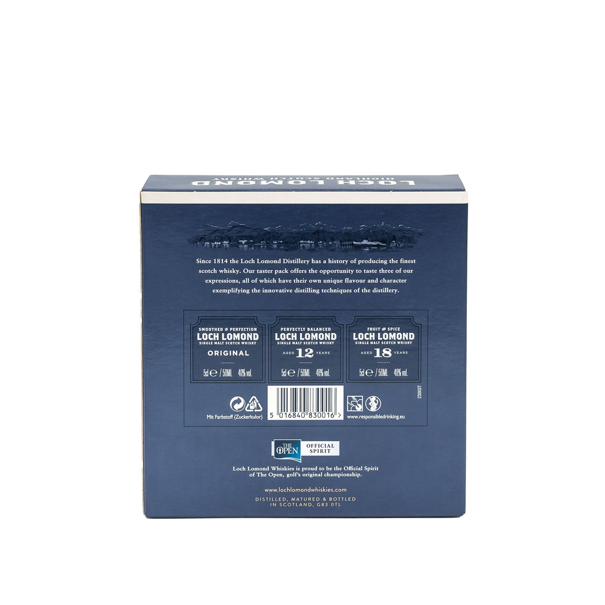 Loch Lomond Original, 12 &amp; 18 Year Old Whisky Tasting Gift Set (3x5cl) - Loch Lomond Group
