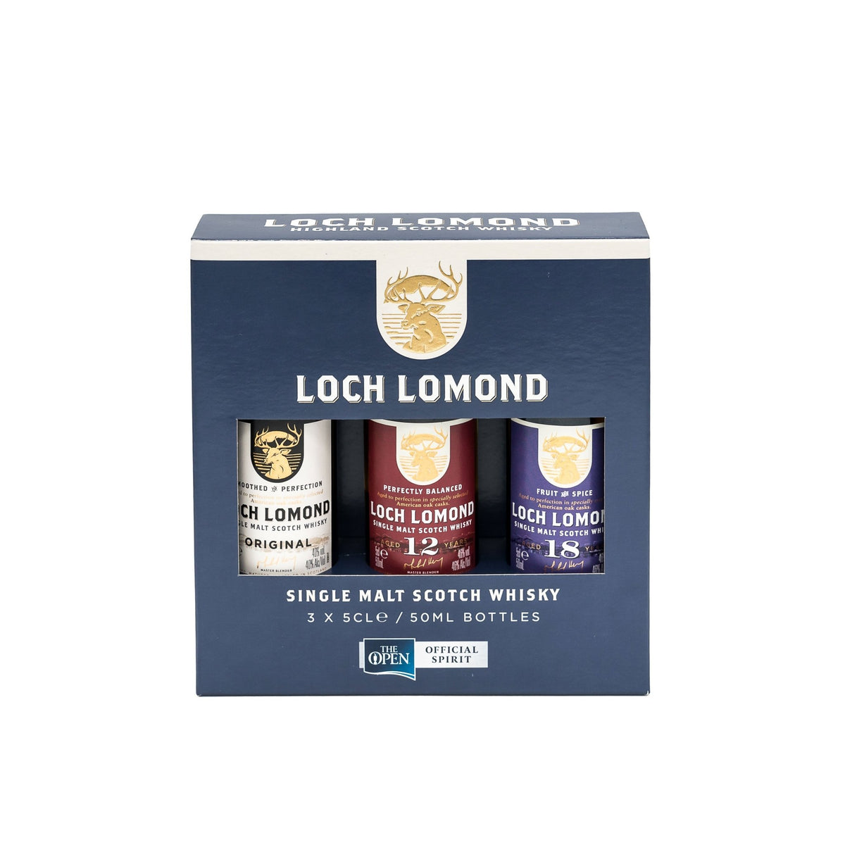 Loch Lomond Original, 12 &amp; 18 Year Old Whisky Tasting Gift Set (3x5cl) - Loch Lomond Group
