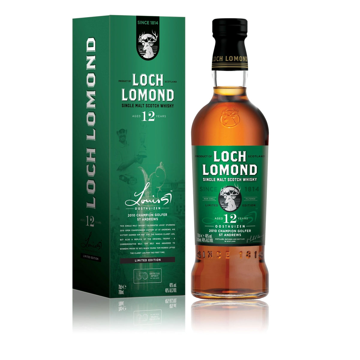 Louis Oosthuizen 12 Year Old Single Malt Whisky - Loch Lomond Group