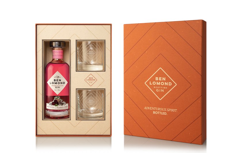 Raspberry &amp; Elderflower Gin Gift Set - Loch Lomond Group